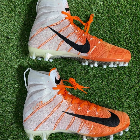 Nike Untouchable 3 Elite White Orange Football Cleats AO3006-118 Men Size NEW - Picture 8 of 11
